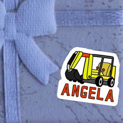 Sticker Minibagger Angela Image