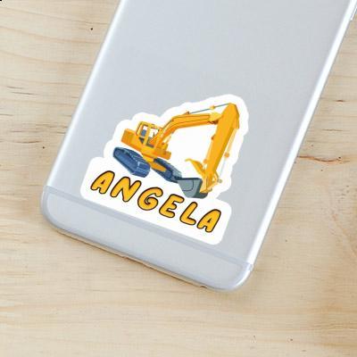 Sticker Angela Excavator Gift package Image