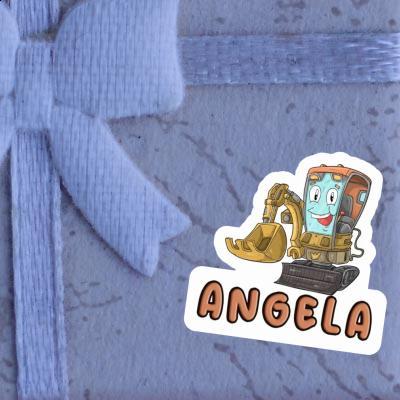 Sticker Excavator Angela Image