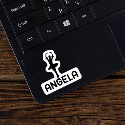 Sticker Ballerina Angela Laptop Image