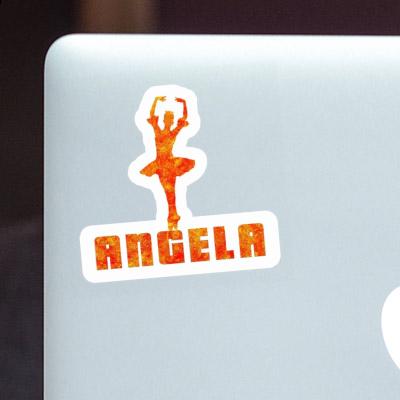 Sticker Angela Ballerina Laptop Image