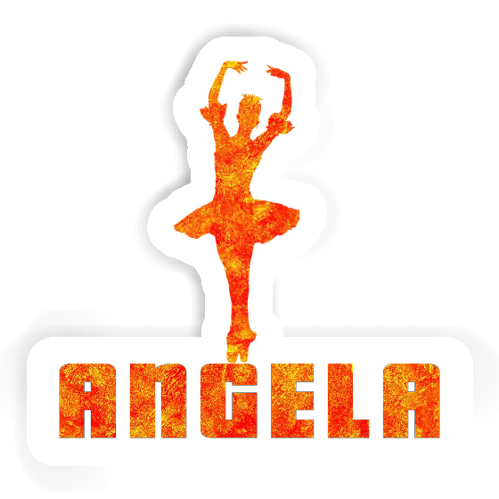 Sticker Angela Ballerina Laptop Image