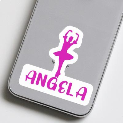 Angela Sticker Ballerina Laptop Image