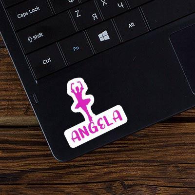 Angela Sticker Ballerina Laptop Image