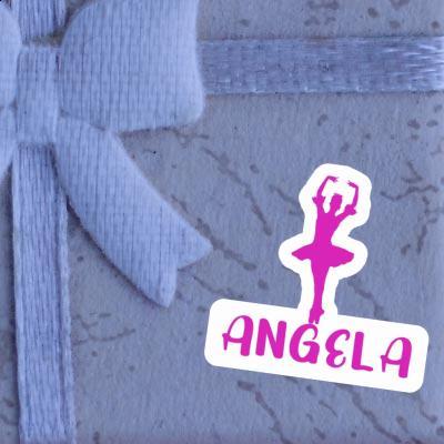 Aufkleber Angela Ballerina Notebook Image
