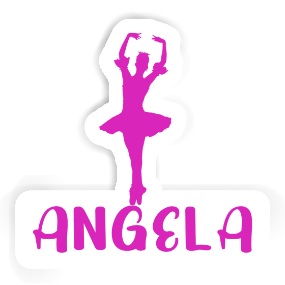 Angela Sticker Ballerina Notebook Image