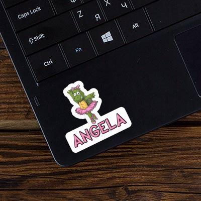 Aufkleber Schildkröte Angela Laptop Image