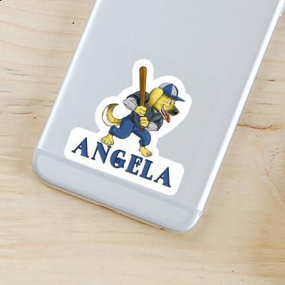 Angela Sticker Baseball-Hund Gift package Image