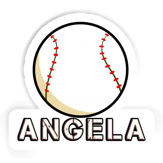Baseball Autocollant Angela Notebook Image