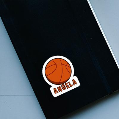 Sticker Angela Basketball Ball Notebook Image