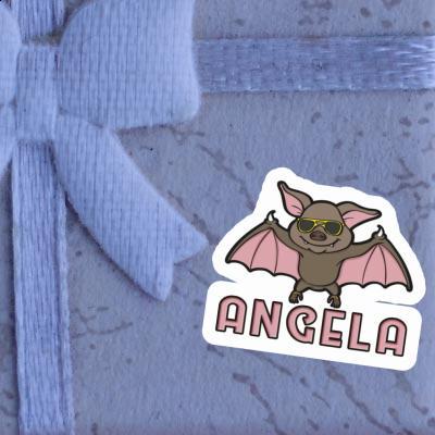 Angela Autocollant Chauve-souris Notebook Image