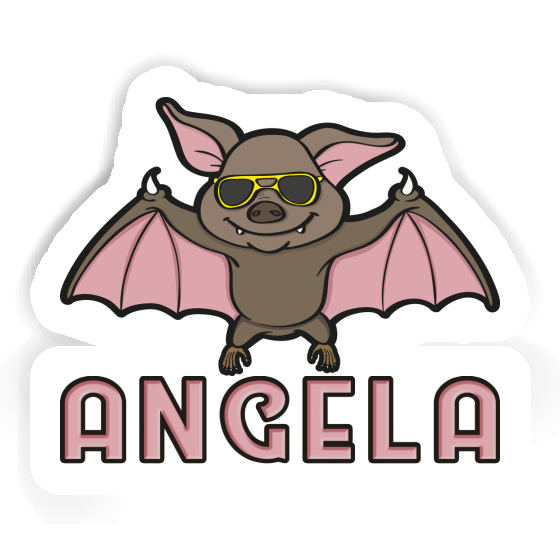 Sticker Fledermaus Angela Laptop Image