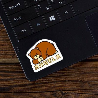 Angela Sticker Bear Laptop Image