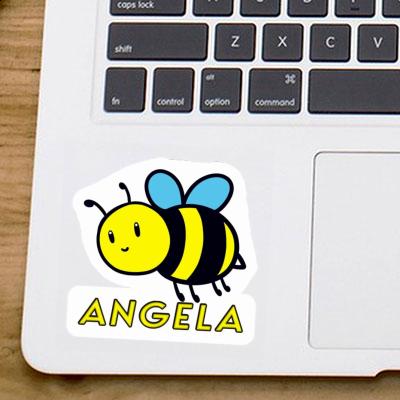 Biene Aufkleber Angela Laptop Image