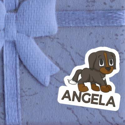 Angela Sticker Berner Sennenhund Laptop Image