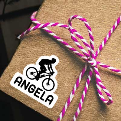 Sticker Angela Biker Laptop Image