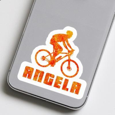 Aufkleber Angela Biker Notebook Image