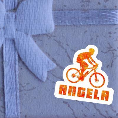 Sticker Biker Angela Laptop Image