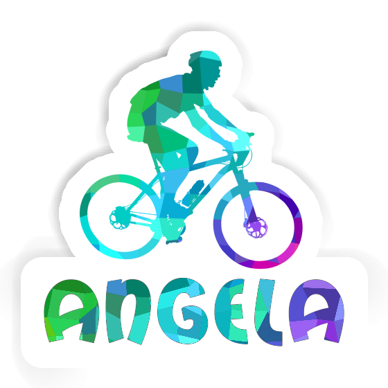 Angela Aufkleber Biker Notebook Image