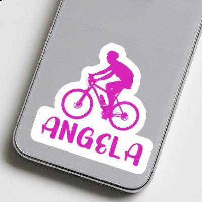 Biker Sticker Angela Notebook Image