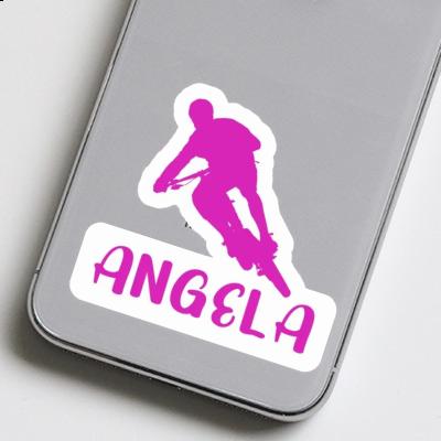 Angela Sticker Biker Image