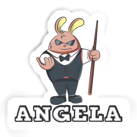 Autocollant Joueur de billard Angela Gift package Image