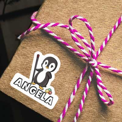 Sticker Angela Billiards Player Gift package Image