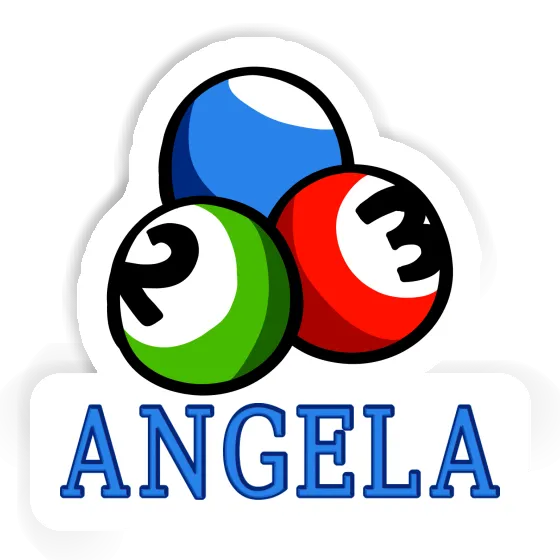 Angela Sticker Billiard Ball Gift package Image