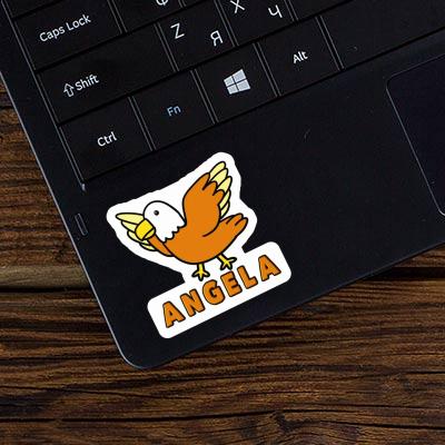 Vogel Sticker Angela Laptop Image