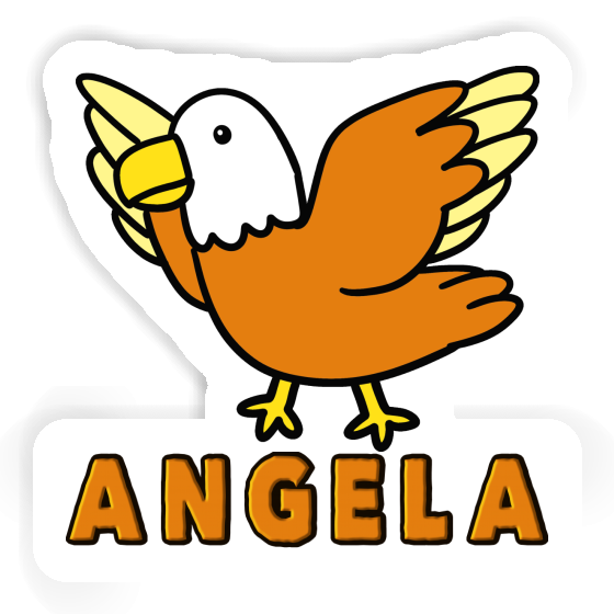 Vogel Sticker Angela Laptop Image