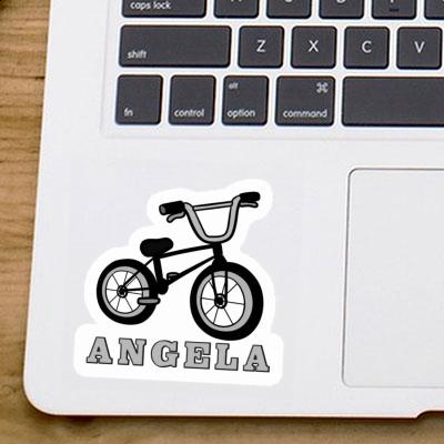 Angela Sticker BMX Laptop Image