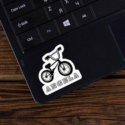 Angela Sticker BMX Laptop Image