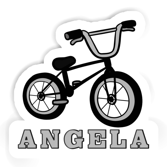 Angela Autocollant BMX Laptop Image
