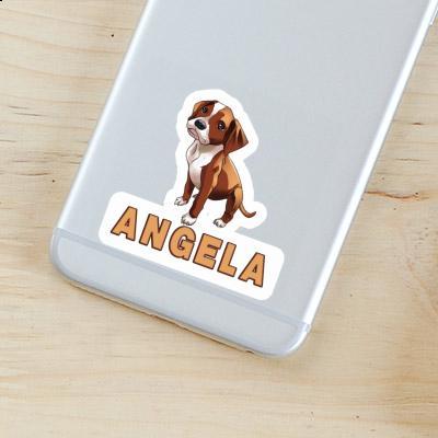 Angela Aufkleber Boxerhund Image