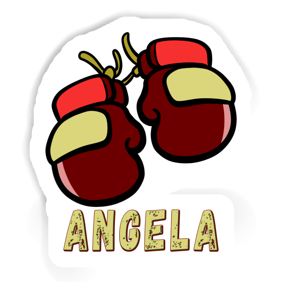 Angela Sticker Boxhandschuh Image