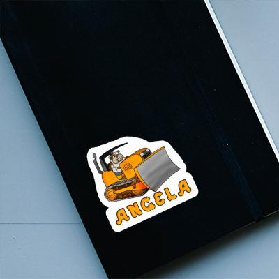 Angela Sticker Bulldozer Notebook Image