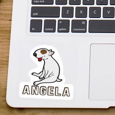 Sticker Angela Terrier Laptop Image