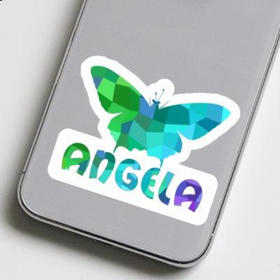 Aufkleber Schmetterling Angela Image