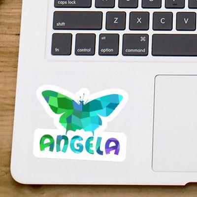Aufkleber Schmetterling Angela Image