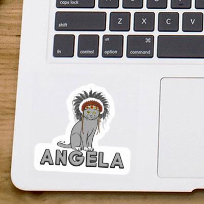 Sticker Angela Katze Laptop Image