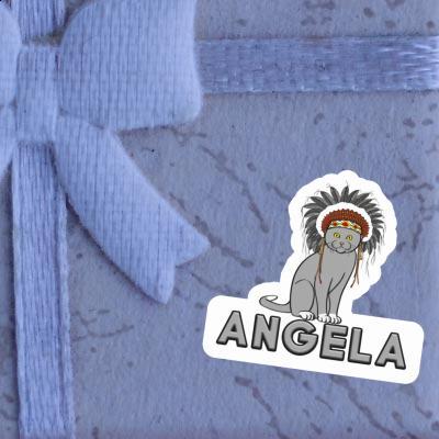 Sticker Angela Cat Image
