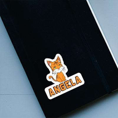 Sticker Cat Angela Notebook Image