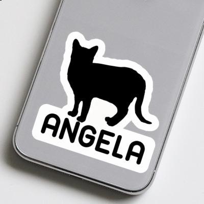 Angela Sticker Cat Image