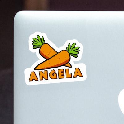 Angela Autocollant Carotte Laptop Image