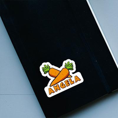 Carrot Sticker Angela Notebook Image