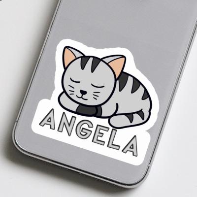 Sticker Cat Angela Laptop Image