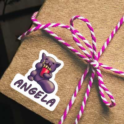 Sticker Angela Pommes-Katze Gift package Image
