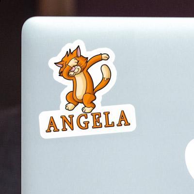 Sticker Angela Dabbing Cat Gift package Image