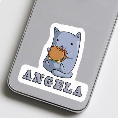 Angela Sticker Hamburger Notebook Image
