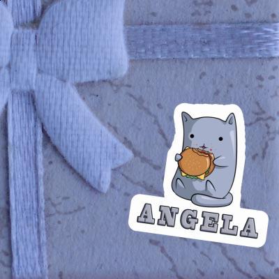 Angela Sticker Hamburger Laptop Image